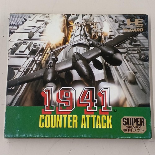 1941: Counter Attack (1990) TurboGrafx-16 / PC Engine box