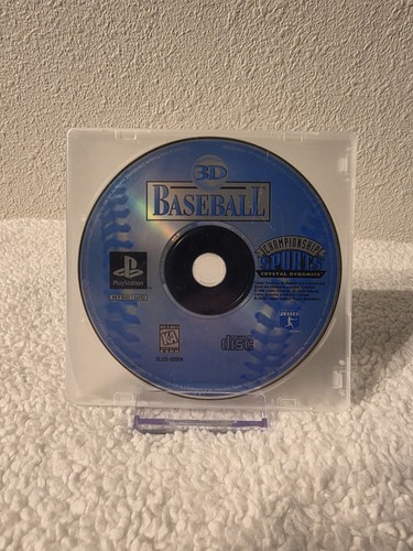3D Baseball (1996) PlayStation box