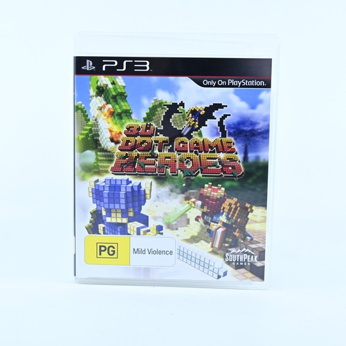 3D Dot Game Heroes (2009) PlayStation 3 box