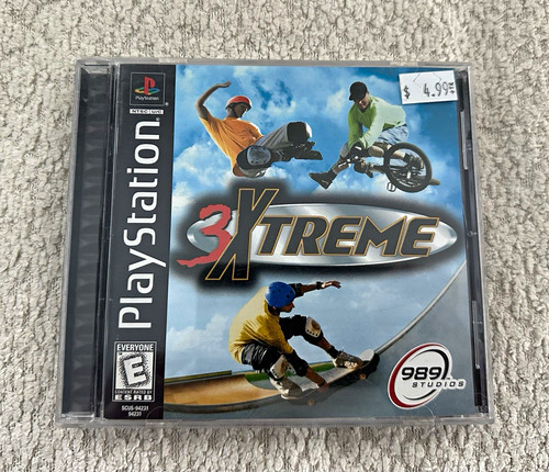 3Xtreme (1999) PlayStation box