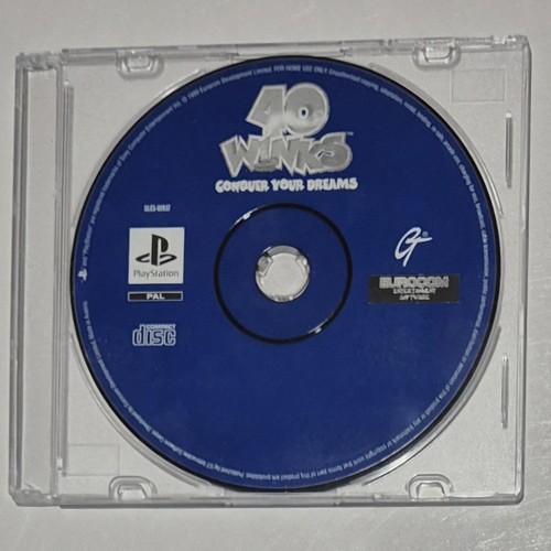 40 Winks (1999) PlayStation box