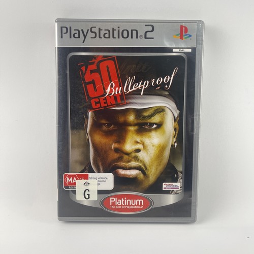 50 Cent: Bulletproof (2005) PlayStation 2 box