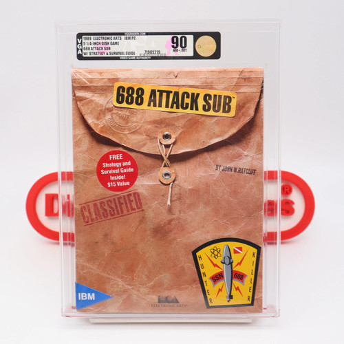 688 Attack Sub (1989) Mega Drive box