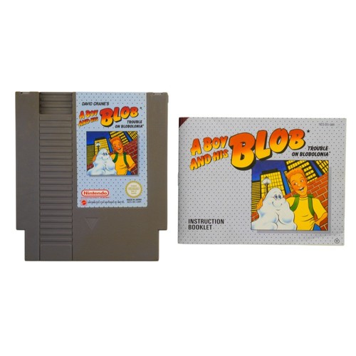 A Boy and His Blob: Trouble on Blobolonia (1990) NES box