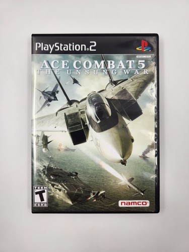 Ace Combat 5: The Unsung War (2004) PlayStation 2 box