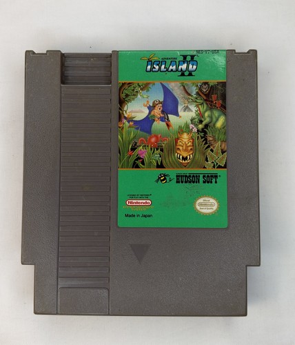 Adventure Island II (1991) NES box