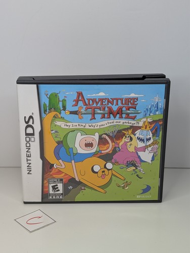 Adventure Time: Hey Ice King! Why'd You Steal Our Garbage?!! (2012) Nintendo DS box