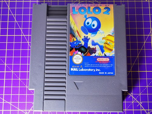 Adventures of Lolo 2 (1990) NES box