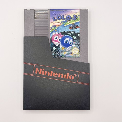 Adventures of Lolo 3 (1990) NES box