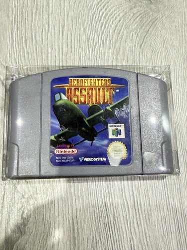 Aero Fighters Assault (1997) Nintendo 64 box