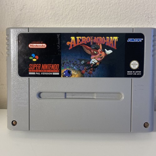 Aero the Acro-Bat (1993) Mega Drive box