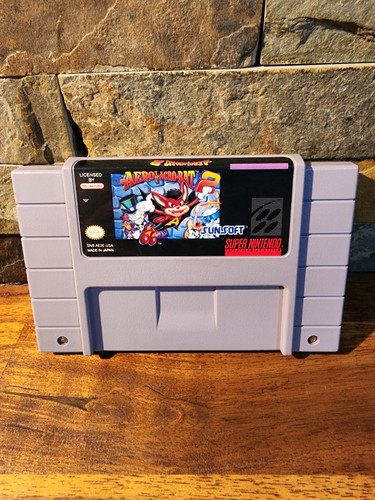 Aero the Acro-Bat 2 (1994) SNES box