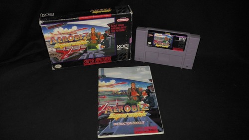 Aerobiz Supersonic (1993) Mega Drive box