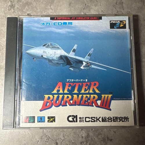After Burner III (1993) Mega-CD box