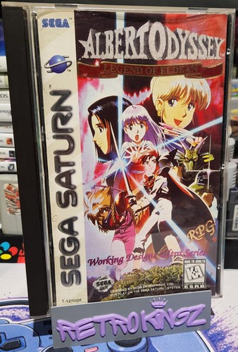 Albert Odyssey: Legend of Eldean (1996) Sega Saturn box