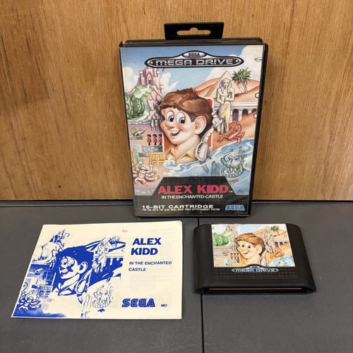 Alex Kidd in the Enchanted Castle (1989) Mega Drive box