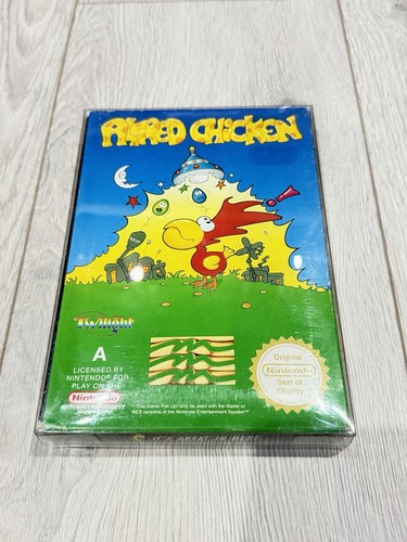 Alfred Chicken (1993) NES box