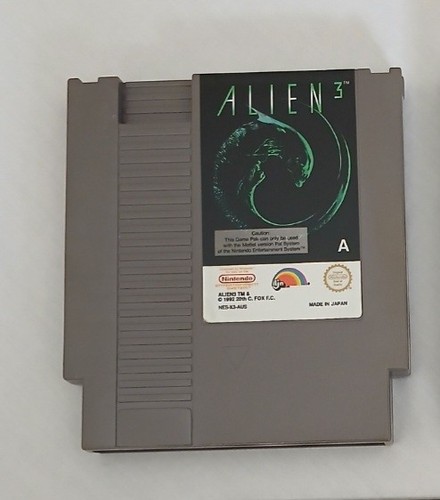 Alien 3 (1992) Game Gear box