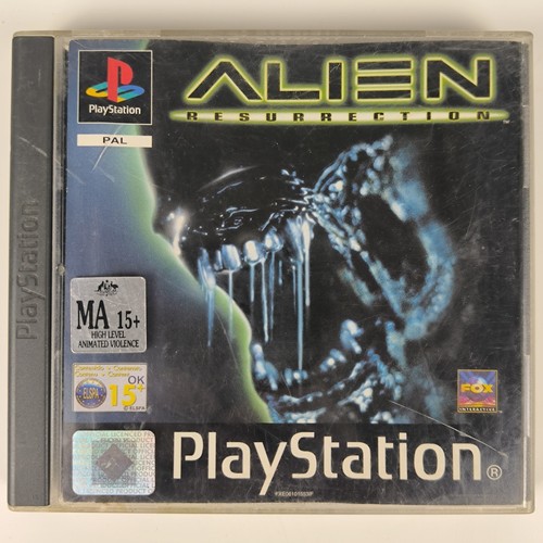 Alien Resurrection (2000) PlayStation box