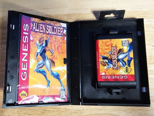 Alien Soldier (1995) Mega Drive box