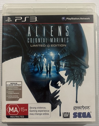 Aliens: Colonial Marines (2013) PlayStation 3 box