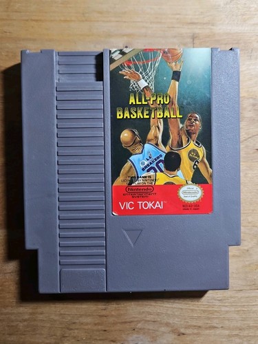 All-Pro Basketball (1989) NES box