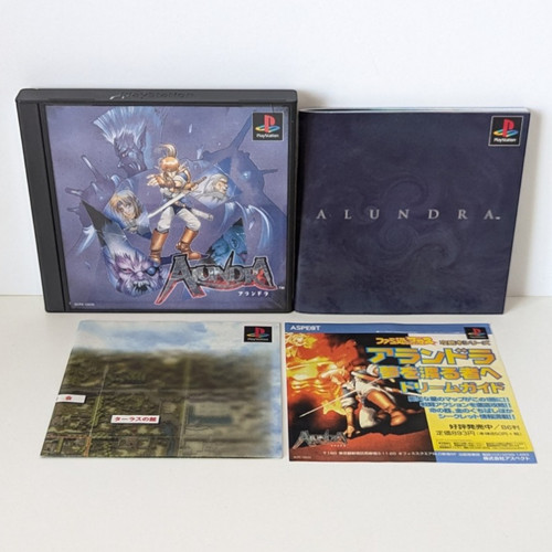 Alundra (1997) PlayStation box