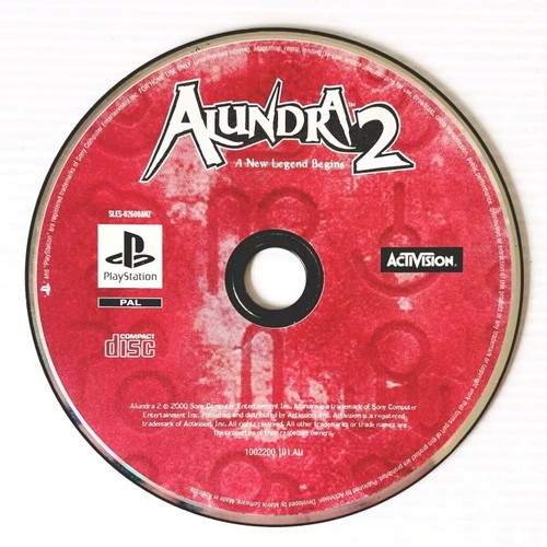 Alundra 2 (1999) PlayStation box