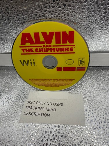 Alvin and the Chipmunks (2007) Wii box