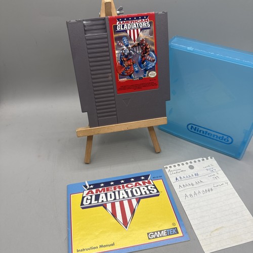 American Gladiators (1991) NES box