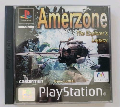 Amerzone (1999) PlayStation box
