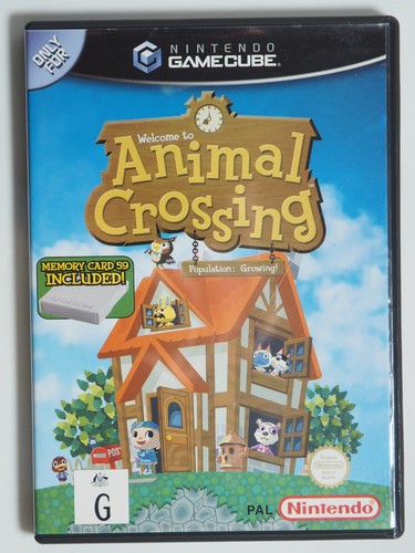 Animal Crossing (2001) GameCube box