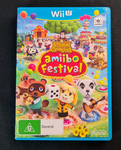 Animal Crossing: Amiibo Festival (2015) Wii U box