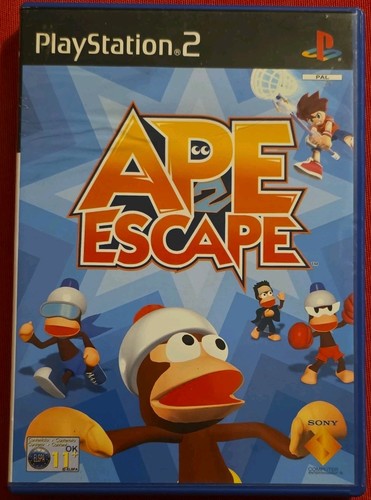 Ape Escape 2 (2002) PlayStation 2 box