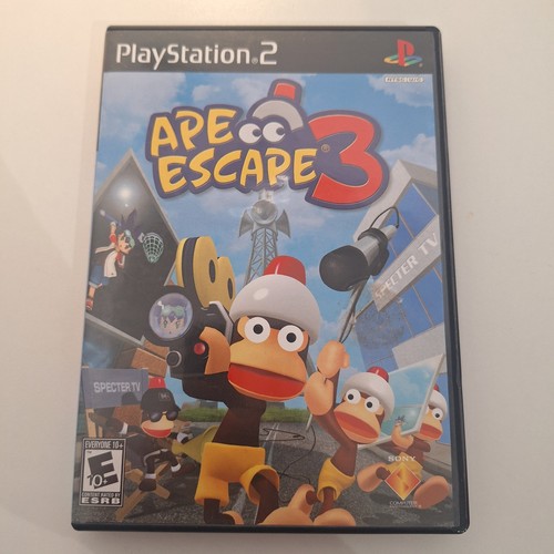 Ape Escape 3 (2005) PlayStation 2 box