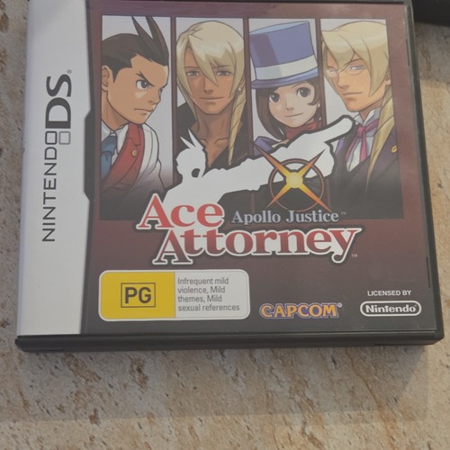 Apollo Justice: Ace Attorney (2007) Nintendo 3DS box
