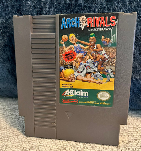 Arch Rivals (1989) NES box