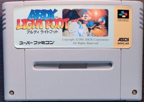 Ardy Lightfoot (1993) SNES box