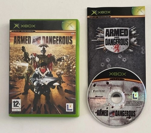 Armed and Dangerous (2003) Xbox box