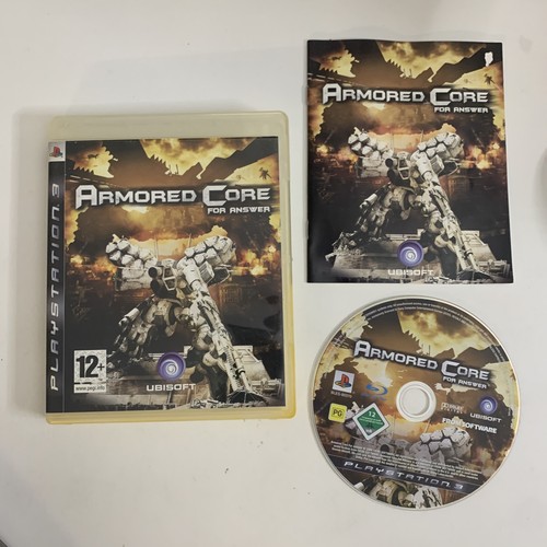 Armored Core: For Answer (2008) PlayStation 3 box