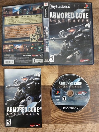 Armored Core: Last Raven (2005) PlayStation 2 box