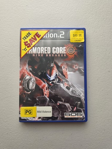 Armored Core: Nine Breaker (2004) PlayStation 2 box
