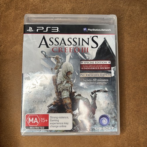 Assassin's Creed III (2012) PlayStation 3 box