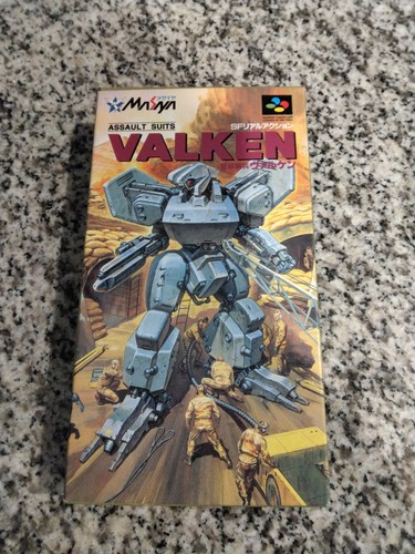 Assault Suits Valken 2 (1992) SNES box