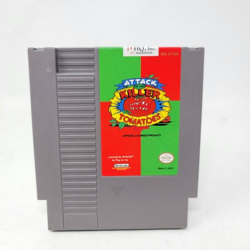 Attack of the Killer Tomatoes (1991) NES box