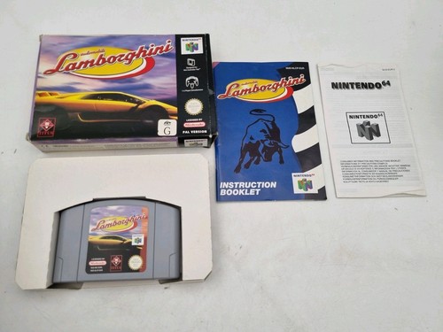 Automobili Lamborghini (1997) Nintendo 64 box
