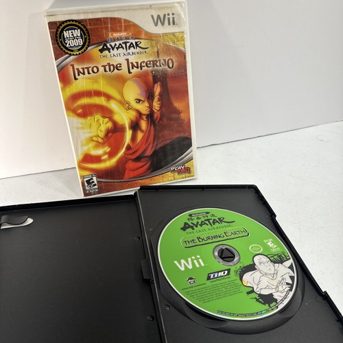 Avatar: The Last Airbender – Into the Inferno (2008) Wii box