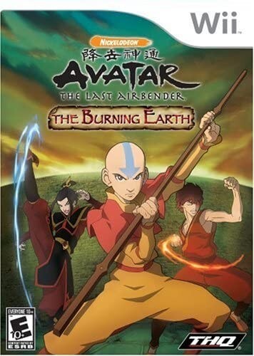 Avatar: The Last Airbender – The Burning Earth (2007) Nintendo DS box
