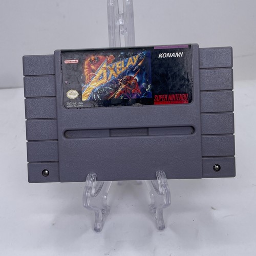 Axelay (1992) SNES box