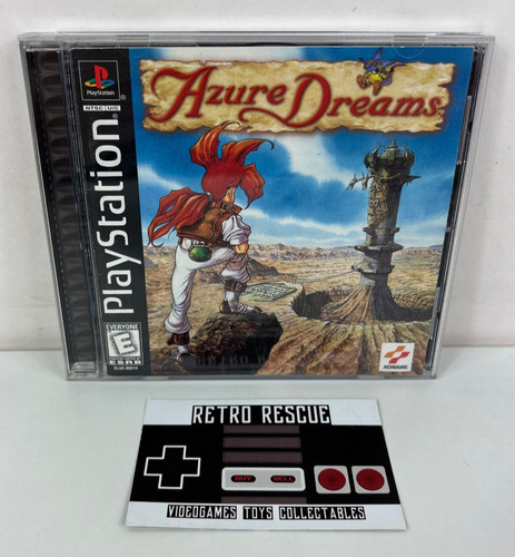 Azure Dreams (1997) PlayStation box